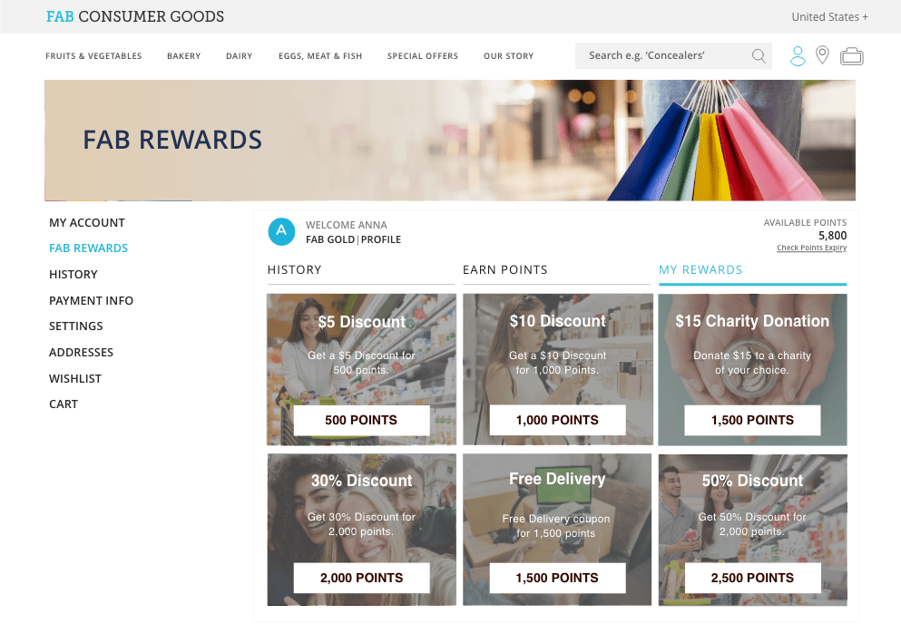 Loyalty Rewards Consumer Goods