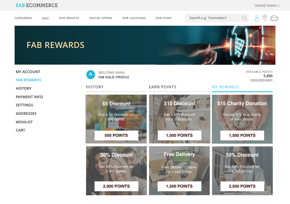 Loyalty Rewards E Commerce