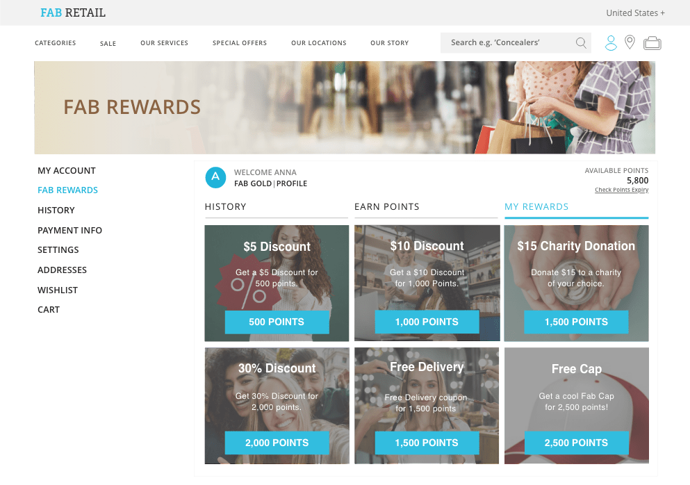 Loyalty Rewards Retail